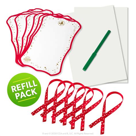 Elf on the shelf letters to santa refill paper